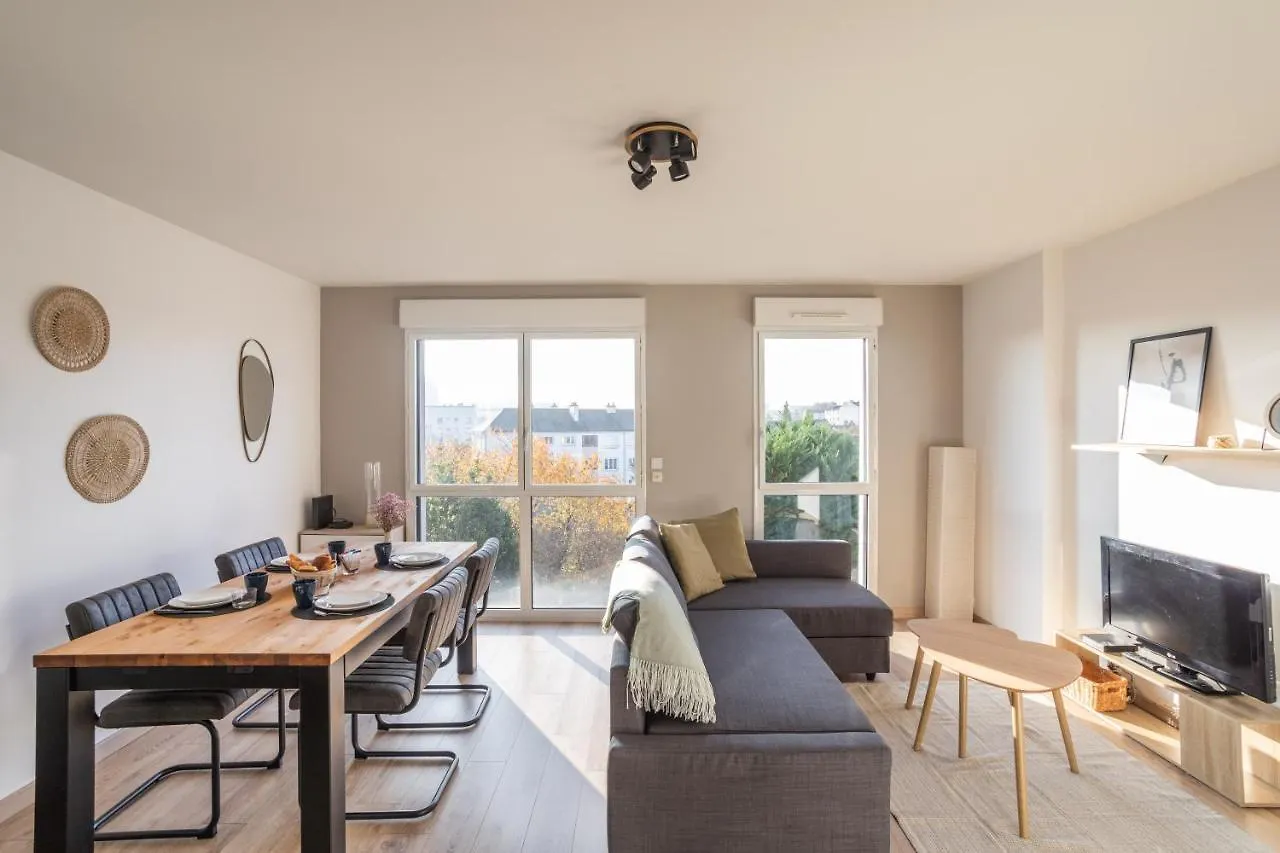 Le Cocon Voltaire - Appartement 2 Chambres Avec Parking - Mabilais location
